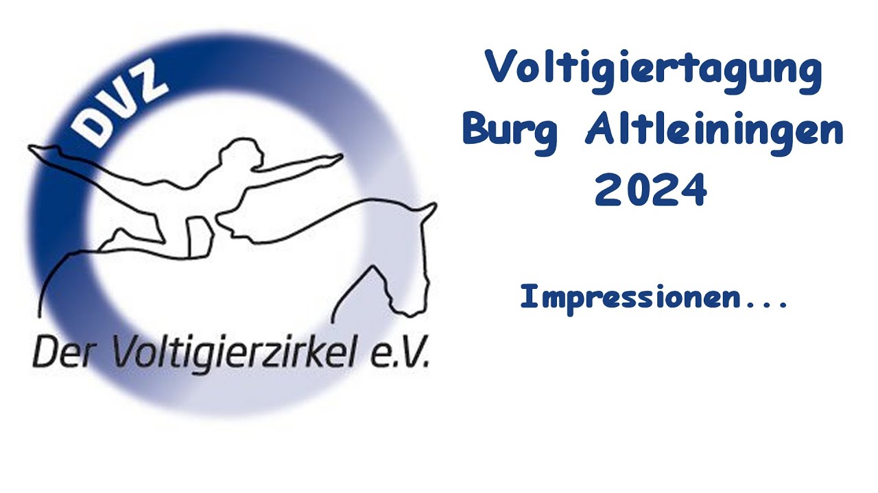 Voltigiertagung 2024 - Impressionen der Workshops