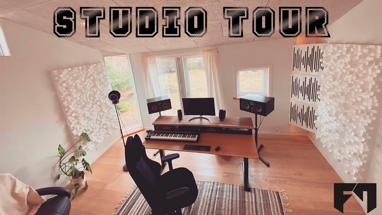 STUDIO TOUR │ BRIGHT SCANDINAVIAN MUSIC STUDIO.