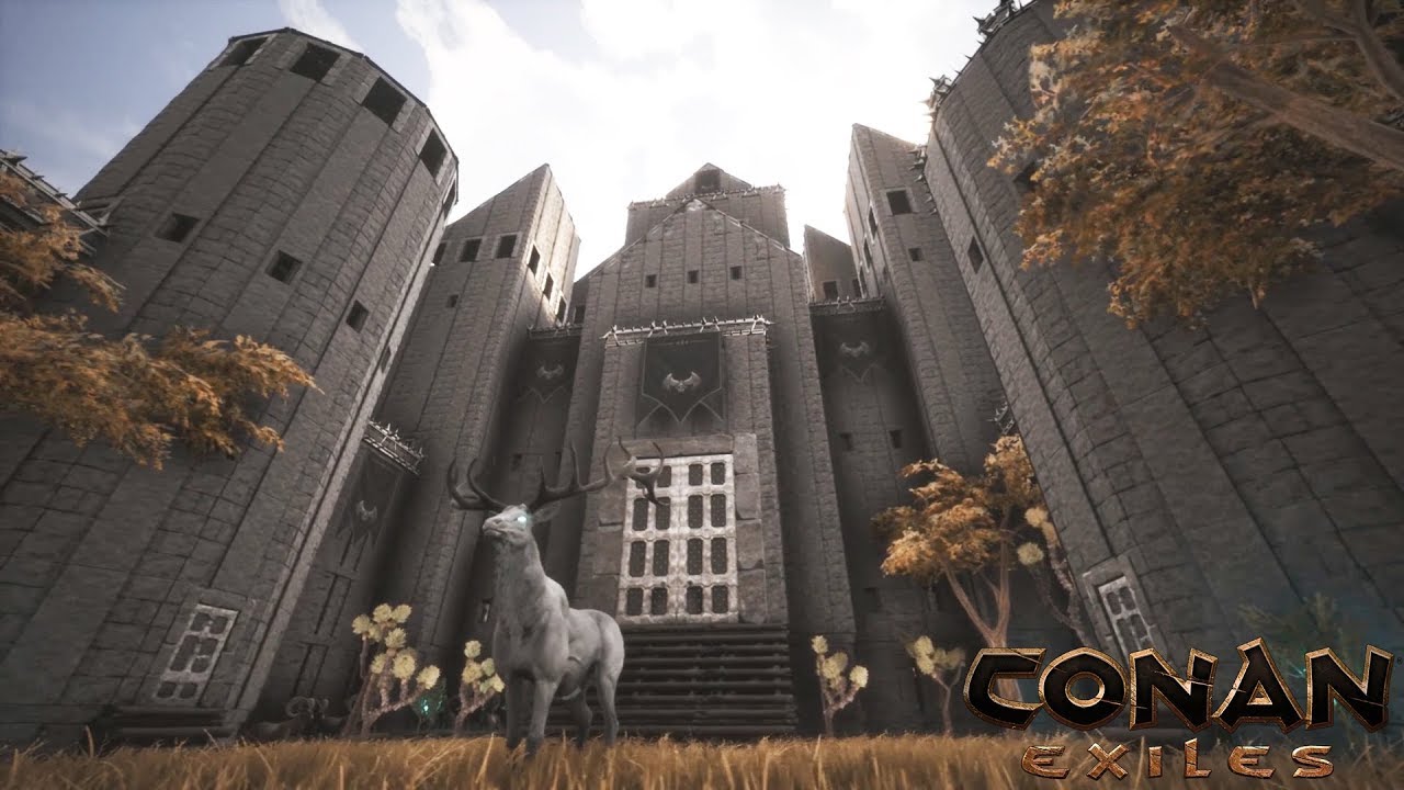 Conan Exiles - Building the Speartip Citadel (Speed Build)