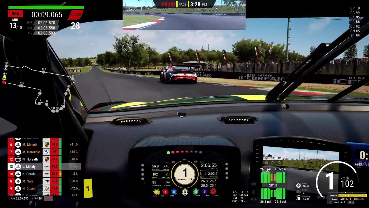 ACC - Balkan SimHub - Mount Panorama #acc #assettocorsacompetizione #crossplay #simracing