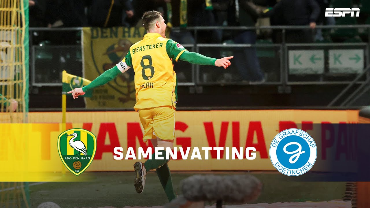 Jari VLAK zet ADO twee keer op VOORSPRONG 🔰 | Samenvatting ADO Den Haag - De Graafschap