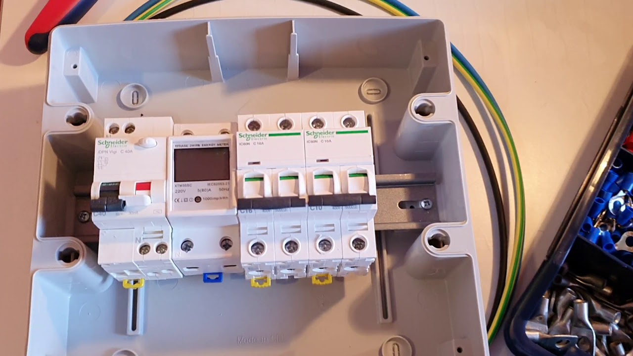 MONTAJ TABLOU ELECTRIC  IP 68 CU CONTOR DIGITAL PLUS PROTECȚIE