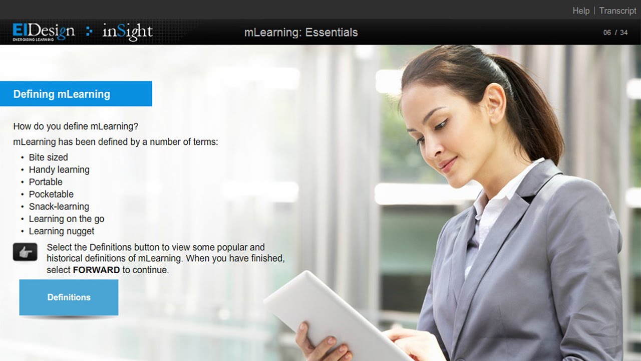 Crafting Effective mLearning Essentials Using Our ProductLine &ndash; InSight