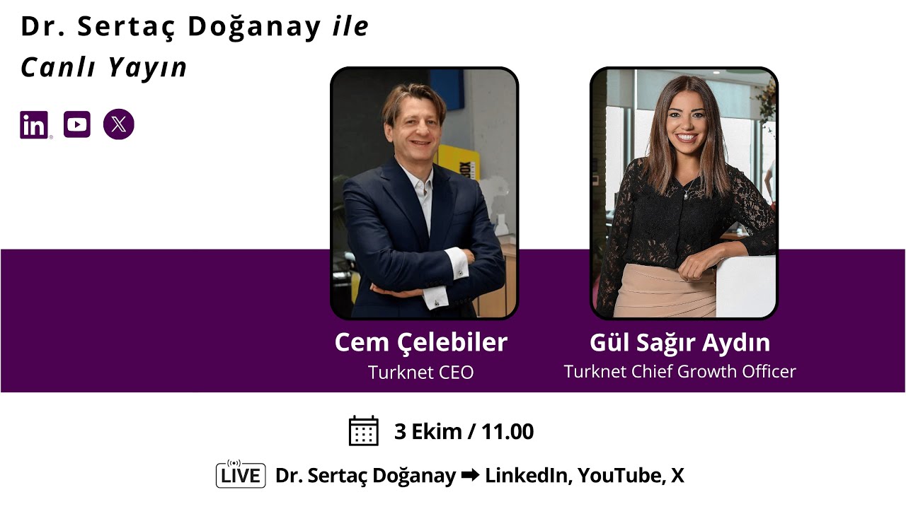 Canlı yayınımda Cem Çelebiler ve Gül Sağır Aydın'ı konuk ediyorum.