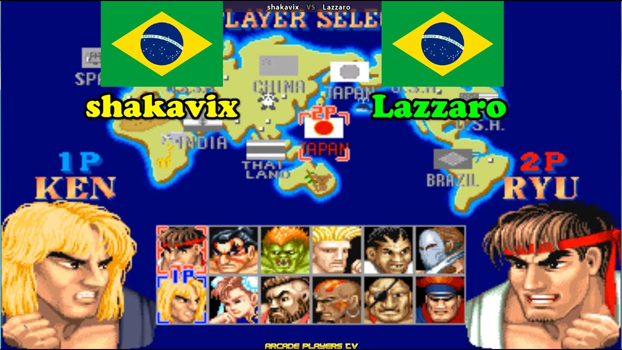 Street Fighter II' - Champion Edition ➤ shakavix (Brazil) vs Lazzaro (Brazil) sf2ce