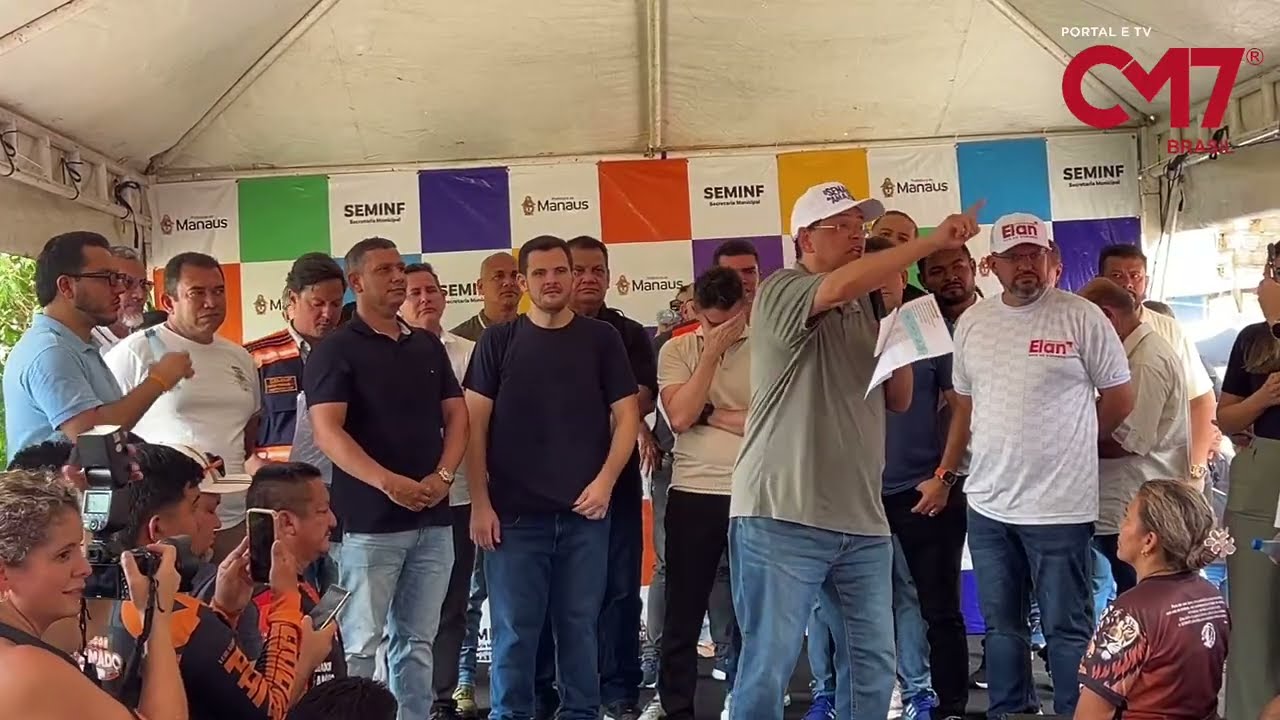 Prefeito David Almeida assina ordem de serviço para início de obras de contenção em 13encostas na ca