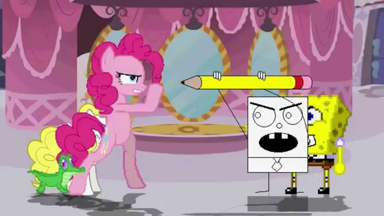 AN Mugen Request #183: Pinkie Pie & Pinkamena VS Doodlebob & Spongebob