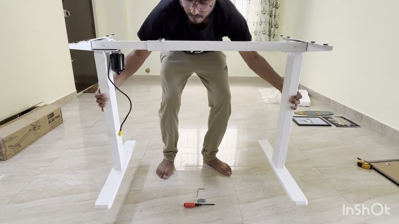 Assemble Your Ergo You Sit-Stand Desk Like a Pro! | Step-by-Step Guide (EY HAT 1M 2S WHT SM3 V02)
