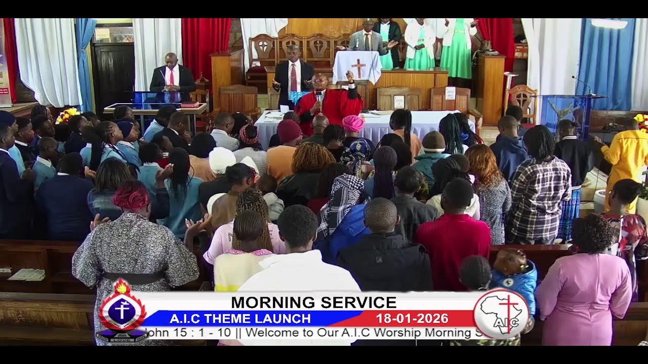MORNING SERVICE |18/01/2026 | A.I.C THEME LAUNCH |REV. HEBRON MANYARA