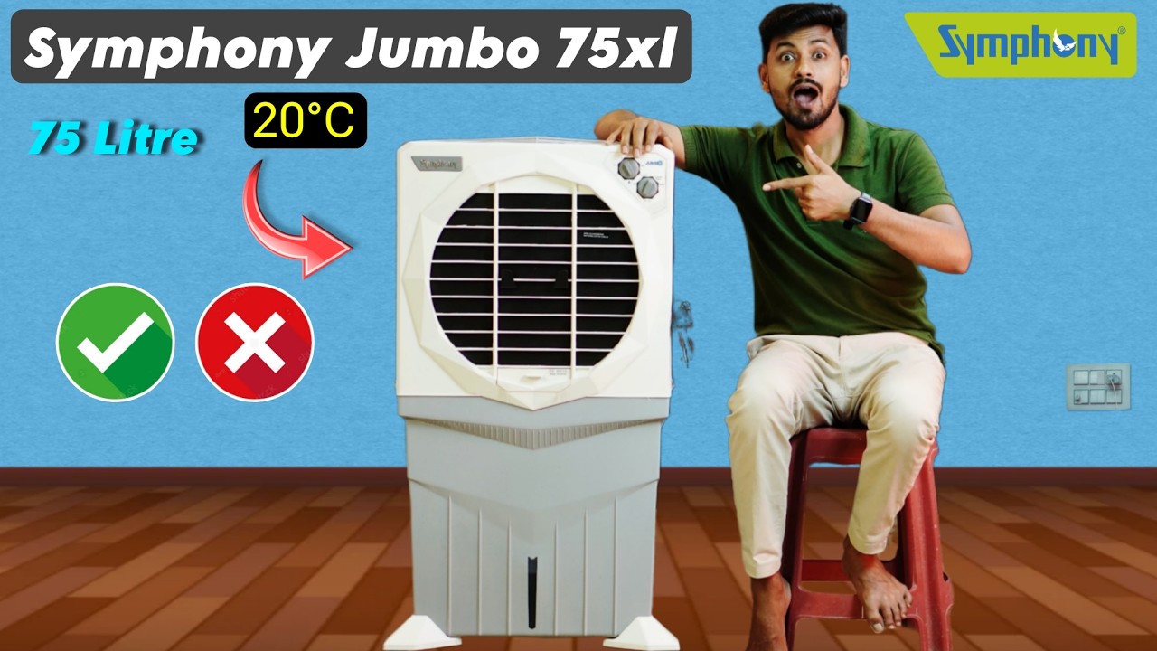 Symphony Jumbo 75XL+ (Full Review) 😱 Desert Air Cooler for Home ⚡ | Best Budget Air Cooler in 2026🔥