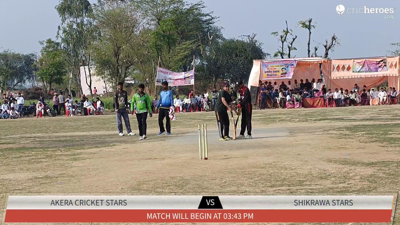 Akera Cricket Stars vs Shikrawa Stars live cricket match | Shikrawa Cricket Tournament Season - 5 l