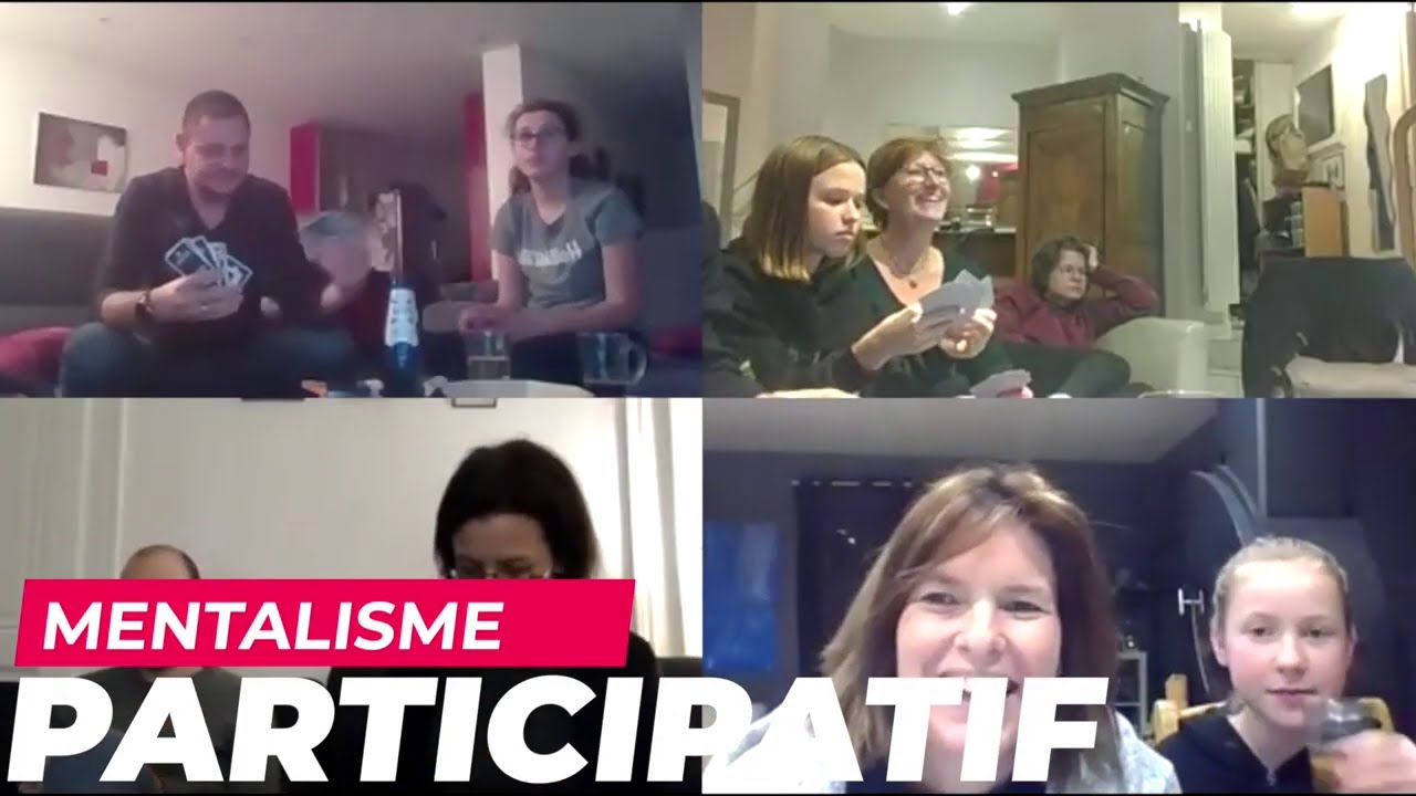 Spectacle de magie virtuel en ligne - Spectacle en direct- Vid&eacute;o officielle - de 7 &agrave; 77 ans