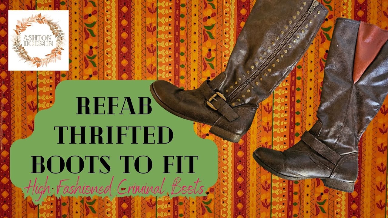 DIY Boot Tailoring  Make WIDE for my big calf!