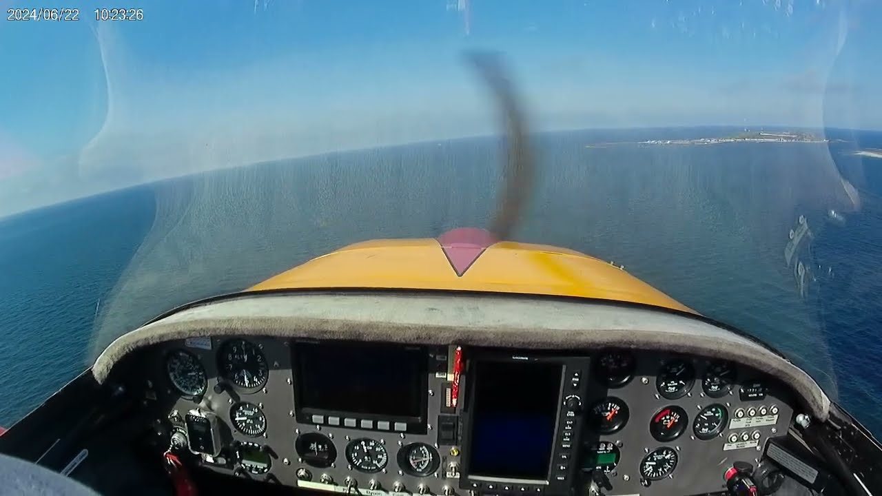 2024.06.22 Anflug und Landung auf der 33 Düne Helgoland