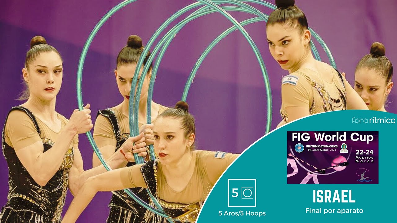 ISRAEL 5 aros / 5 hoops World Cup Palaio Faliro 2024