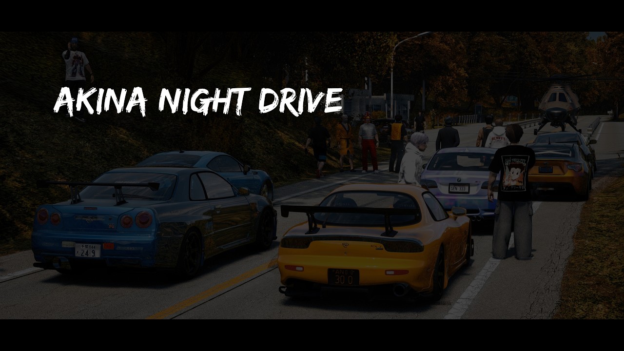 [FiveM] Akina Night Drive - ขับชิลล์ฟังเพลงเพลินๆ