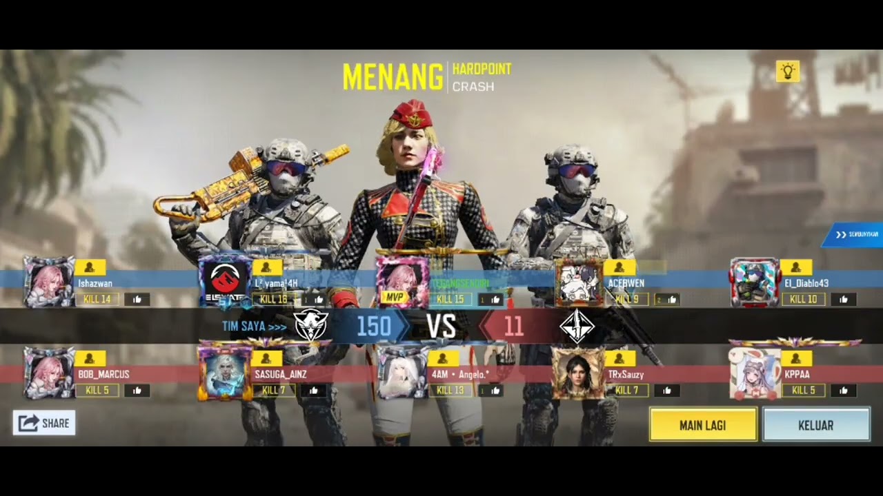 Riview skin legend m4 sebelum rework