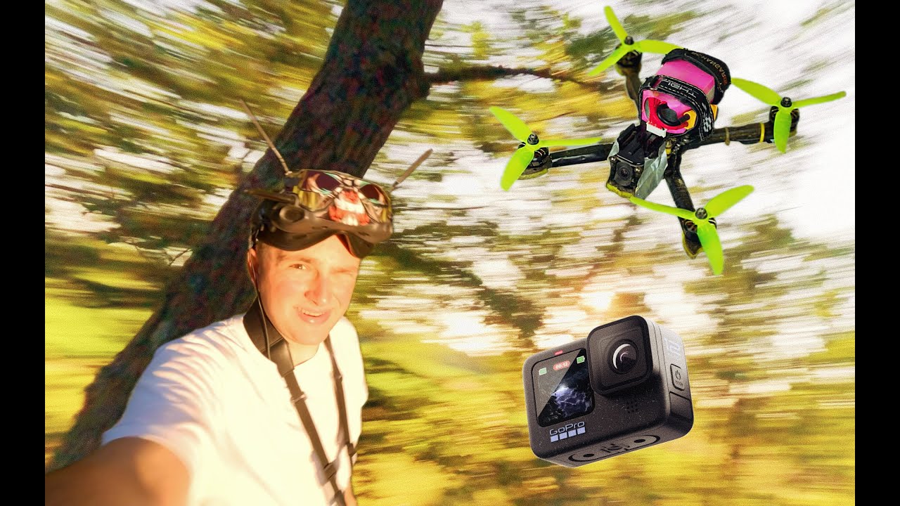 Mein erstes mal GoPro on FPV Drone | CRASH?! 😳🤯