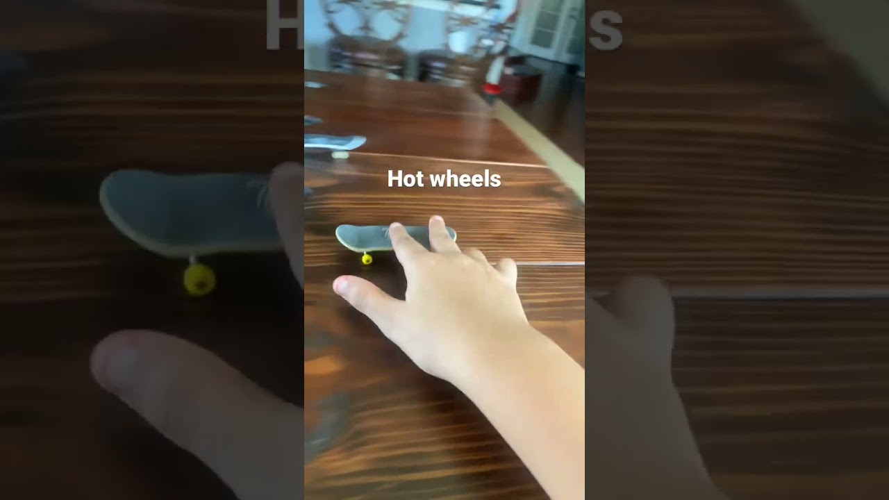 Reviewing Teck Deck finger boards vs Hot Wheels finger boards🤔￼