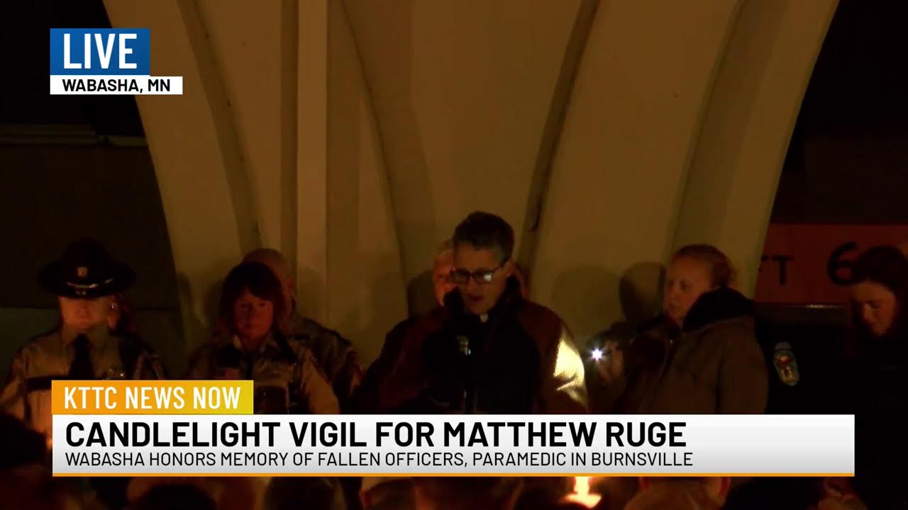 Candlelight Vigil for Matthew Ruge, Fallen Burnsville Police Officer