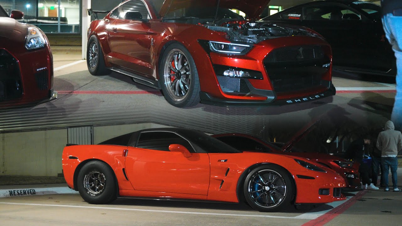 C6ZR1 VS 2020 GT500 Roll Race