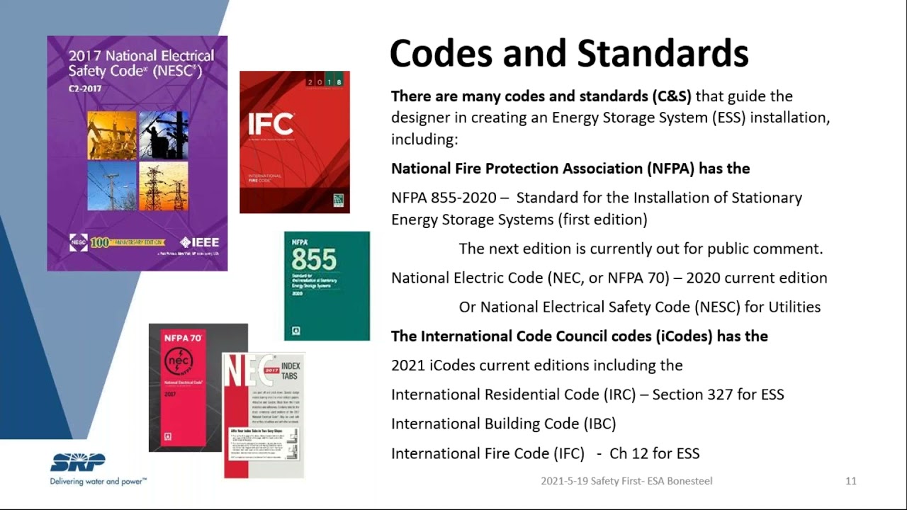 Webinar - Safety First: Evolving Codes and Standards for Energy Storage Systems