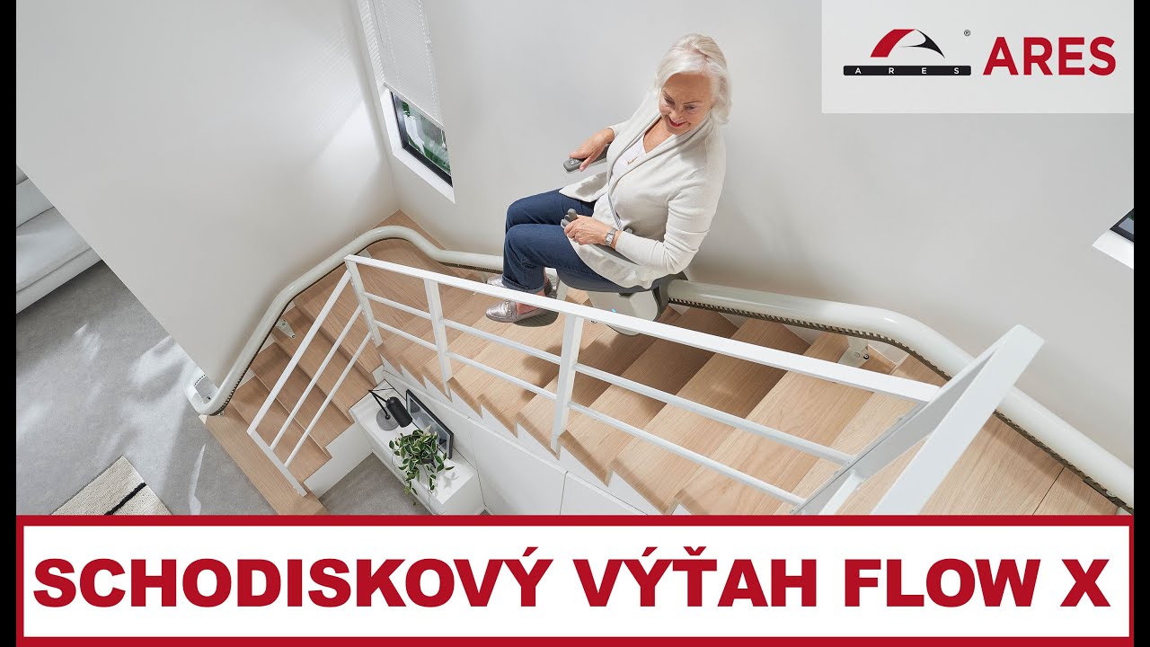 Schodiskový výťah FLOW X | Výťah na schody | ARES