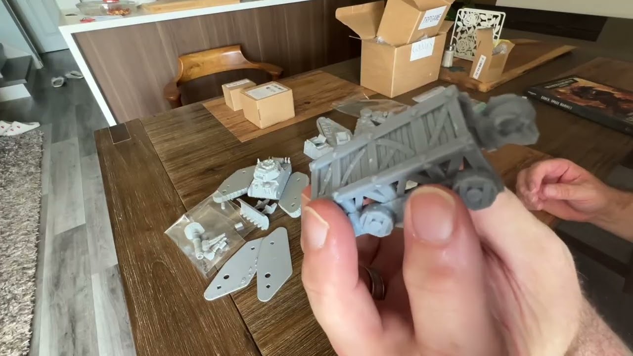 Unboxing first Temu order - Solar Auxilia Infernus - Leman Russ - Siege 