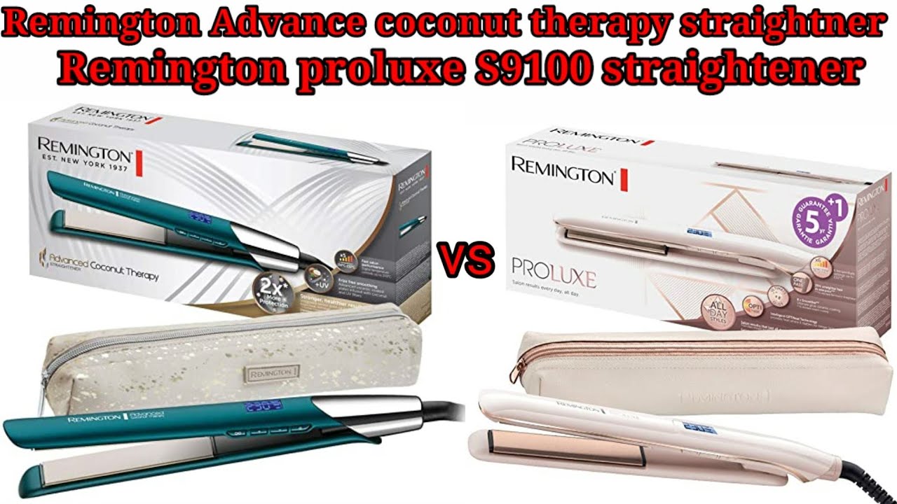 Best Remington hair straightener||Remington S8648 advance coconut therapy||proluxe S9100