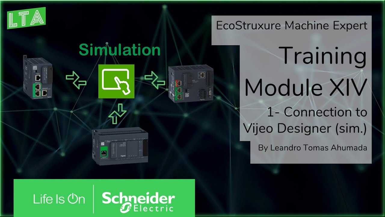 EcoStruxure Machine Expert Training - M14.1 Connection to Vijeo Designer (Simulation)