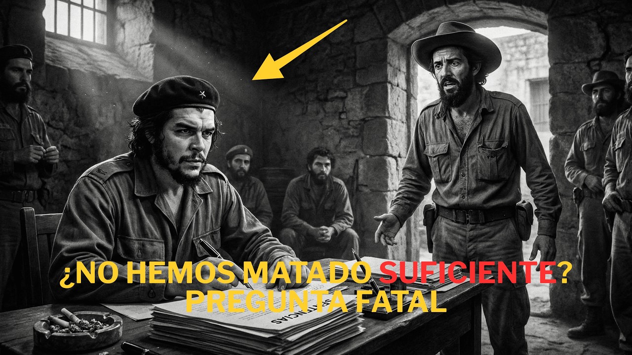Che Firmando Sentencias Muerte Cuando CAMILO Cuestionó Su Método --- Su Respuesta Cambió Todo