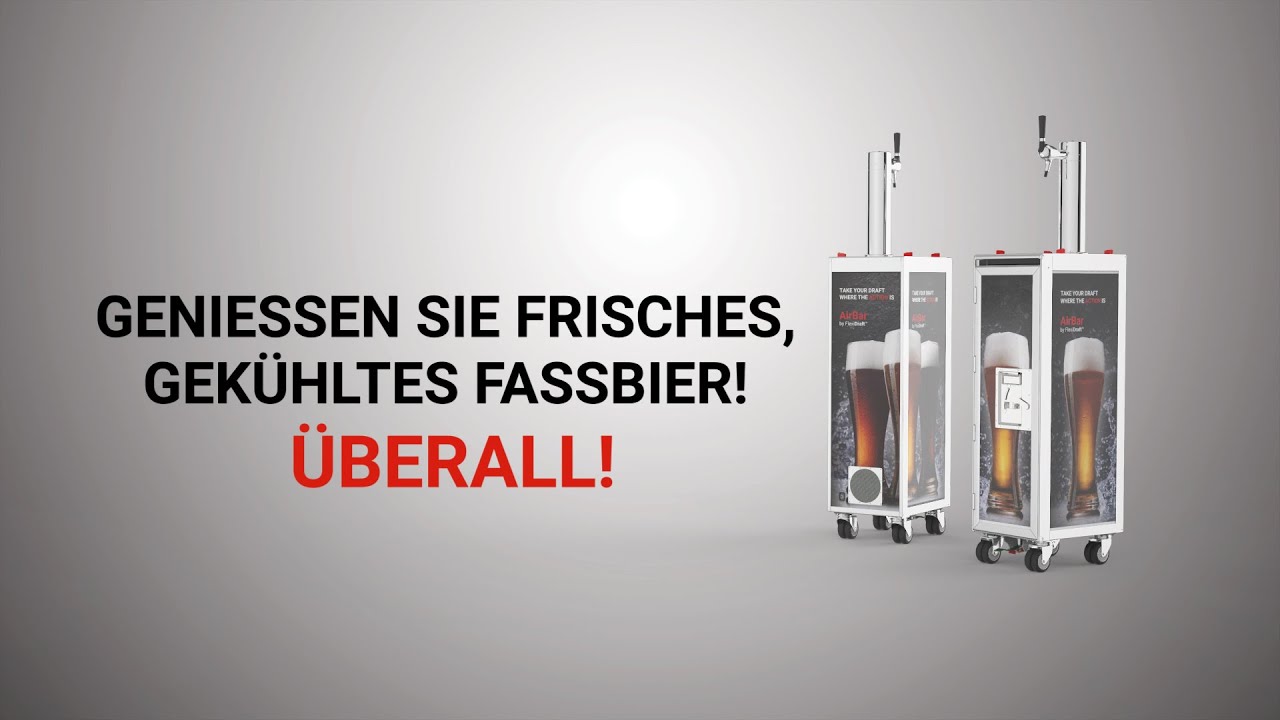 Airbar By FlexiDraft. Bestes Fassbier - jederzeit, &uuml;berall!