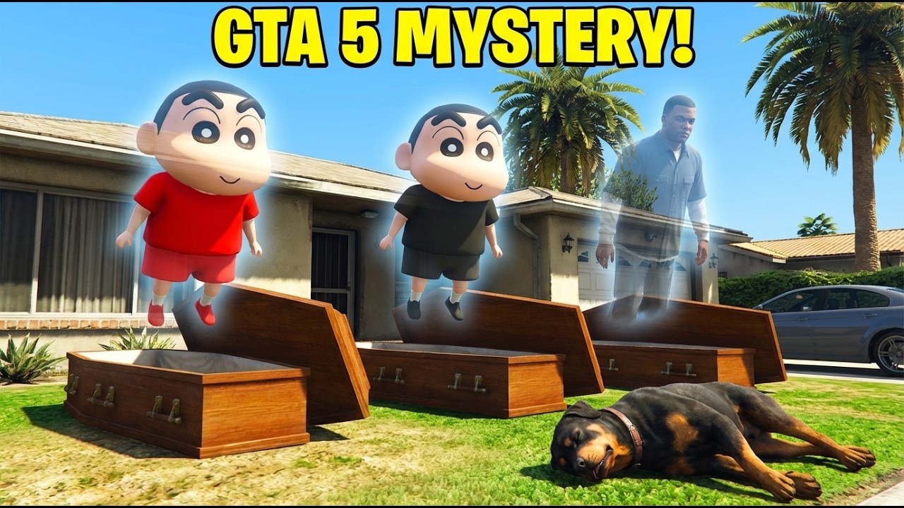 GTA5 | 💀ফ্র্যাঙ্কলিন, সিনচান, পিঞ্চান ও চপ মারা গেল! কে করছে রহস্যময় হত্যা? 😱🕵️‍♂️