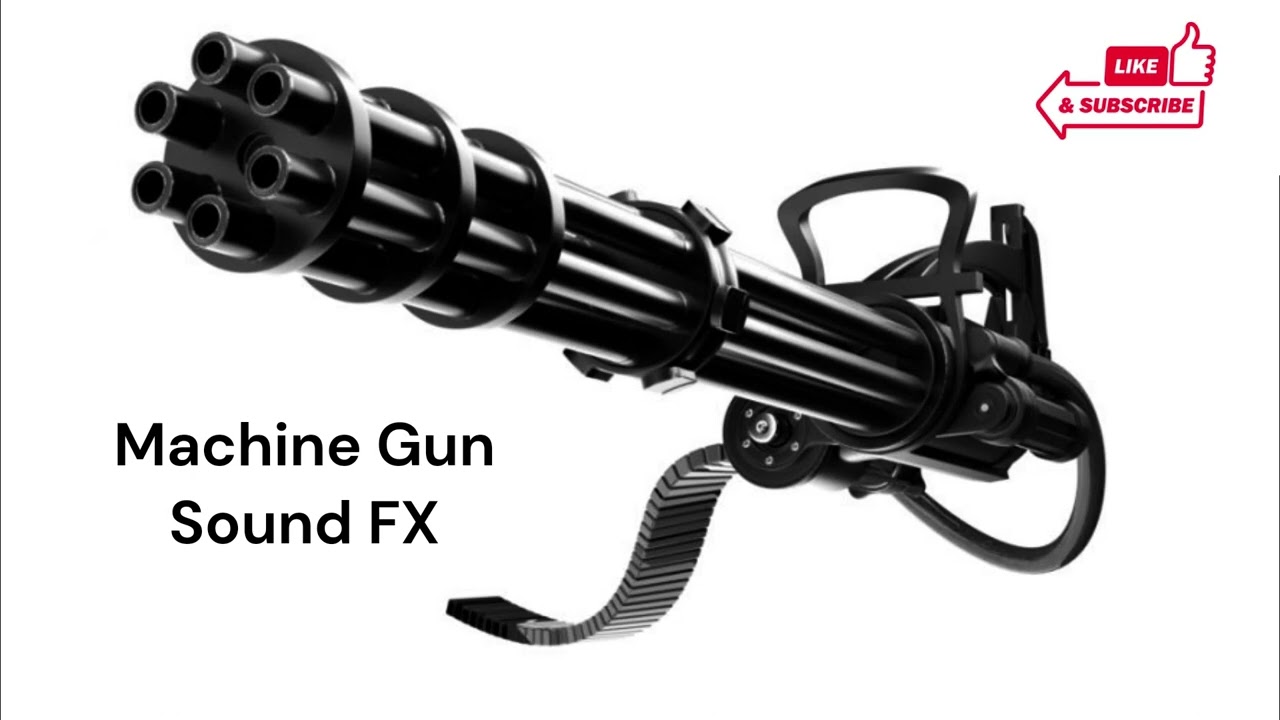 Realistic Machine Gun Sound Effects for Video Project