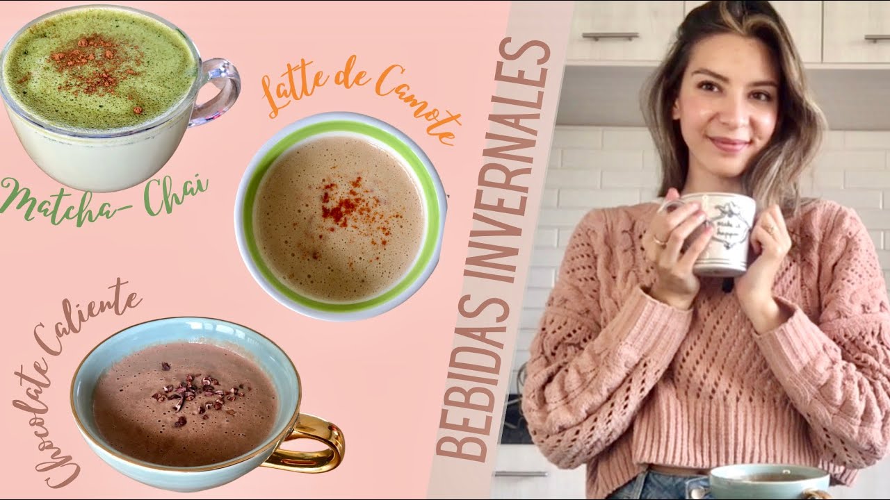Bebidas Invernales- Recetas saludables, sin lácteos ni azúcar refinada.