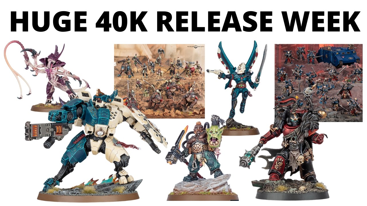 HUGE Warhammer 40K Release Week - 3 Characters, 4 Combat Patrols and Corsair Solo Releases