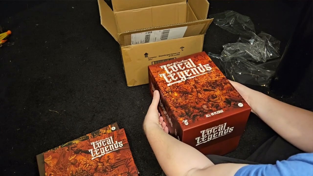 Epic Encounters Local Legends unboxing (kickstarter edition)