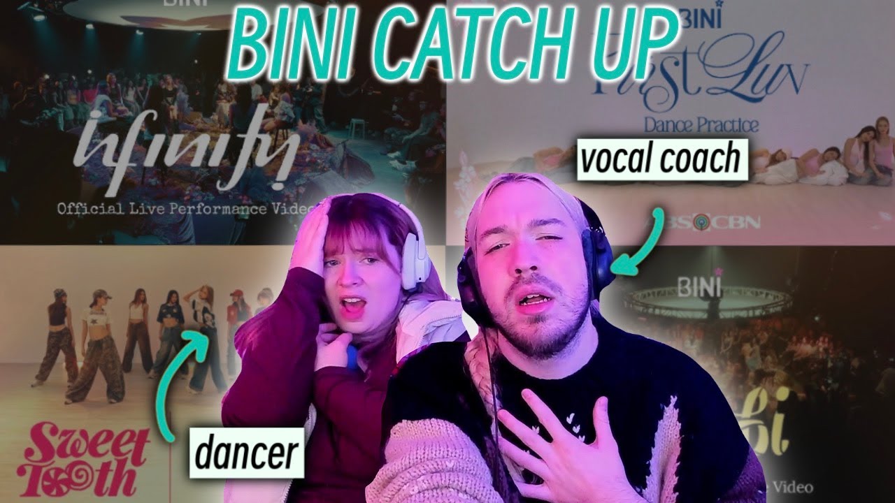 BINI Performance Video & Dance Practice REACTION! Vocal coach & dancer couple REACT!