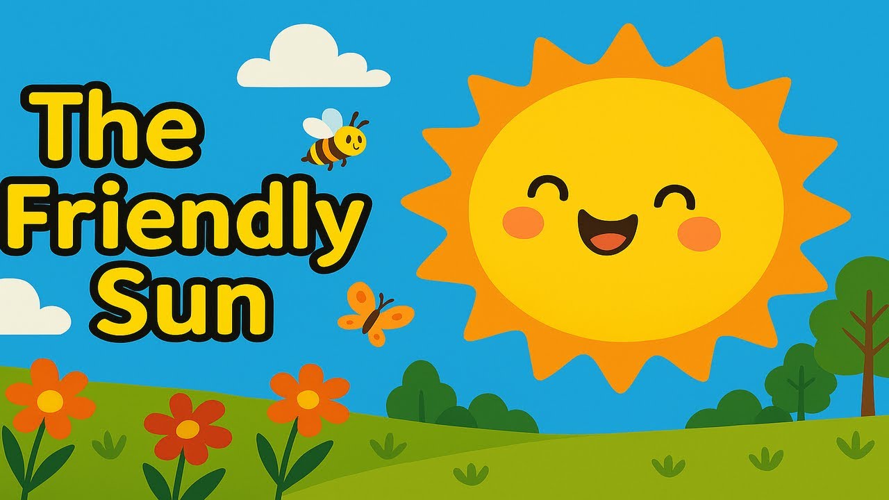 The Friendly Sun and the Busy Day | Nursery Kids Song