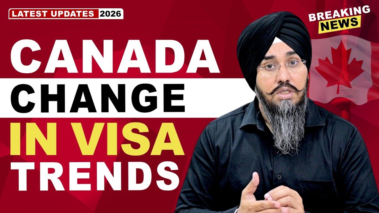 CANADA CHANGE IN VISA TRENDS | STUDY VISA UPDATES 2026 | USA CANADA UK