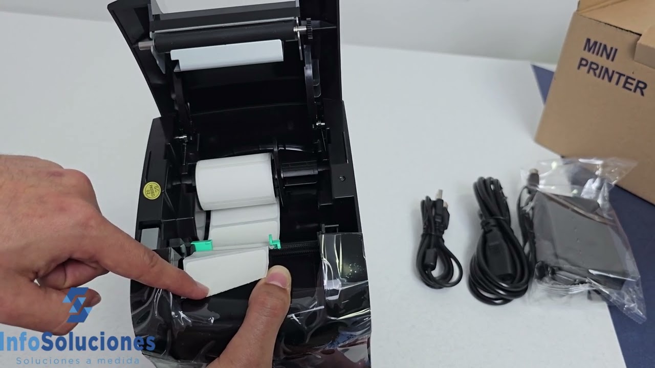 Xprinter dual  instalación de suministros