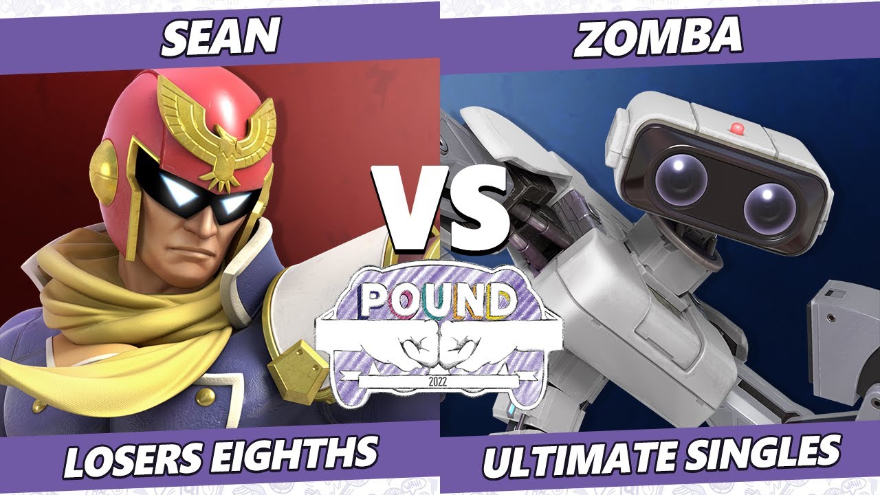 Pound 2022 Top 8 - Sean (Captain Falcon) Vs. Zomba (ROB) SSBU Smash Ultimate Tournament