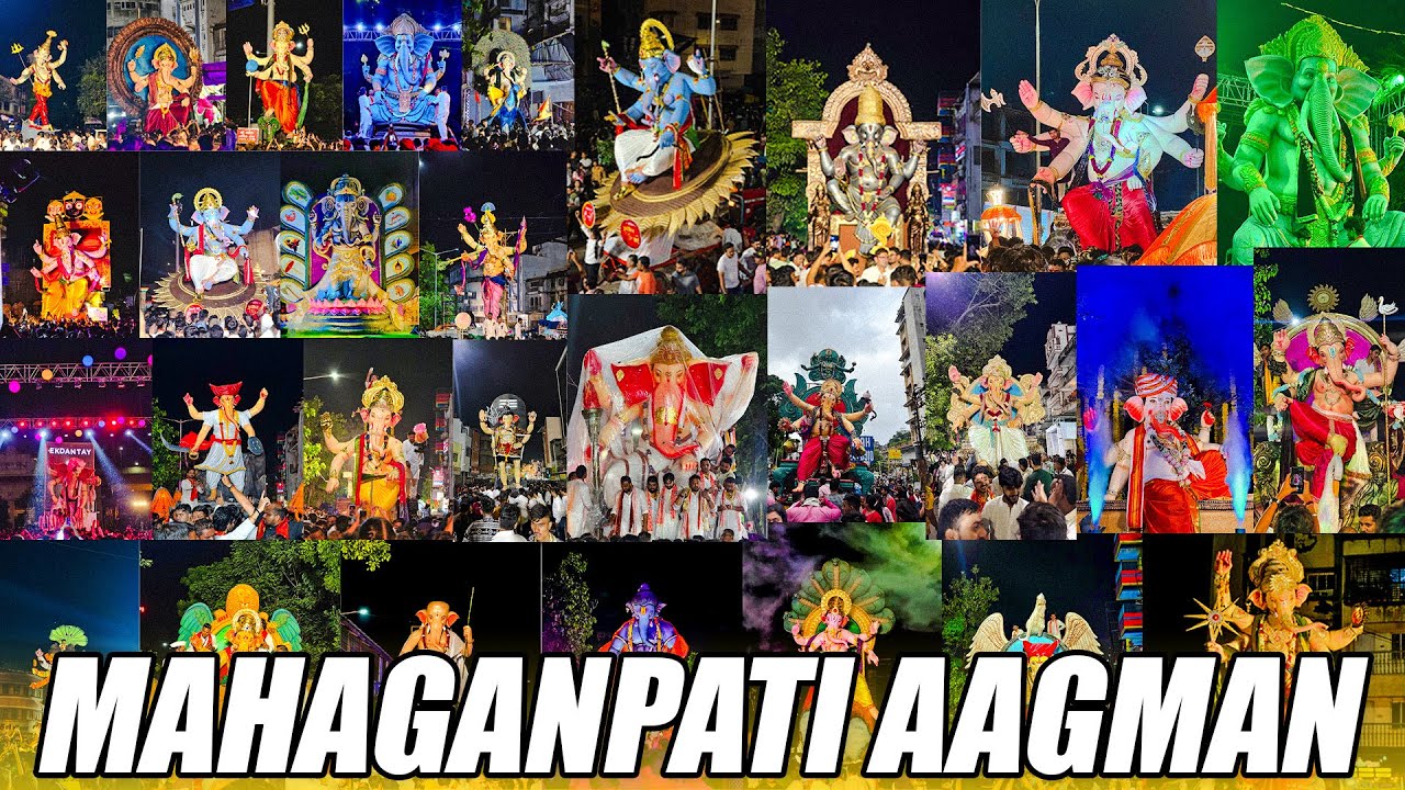 Surat's Biggest Ganpati Aagman 2025 | Part 10 | Sarkar Ganesh Utsav & Bhagal All Mahaganpati