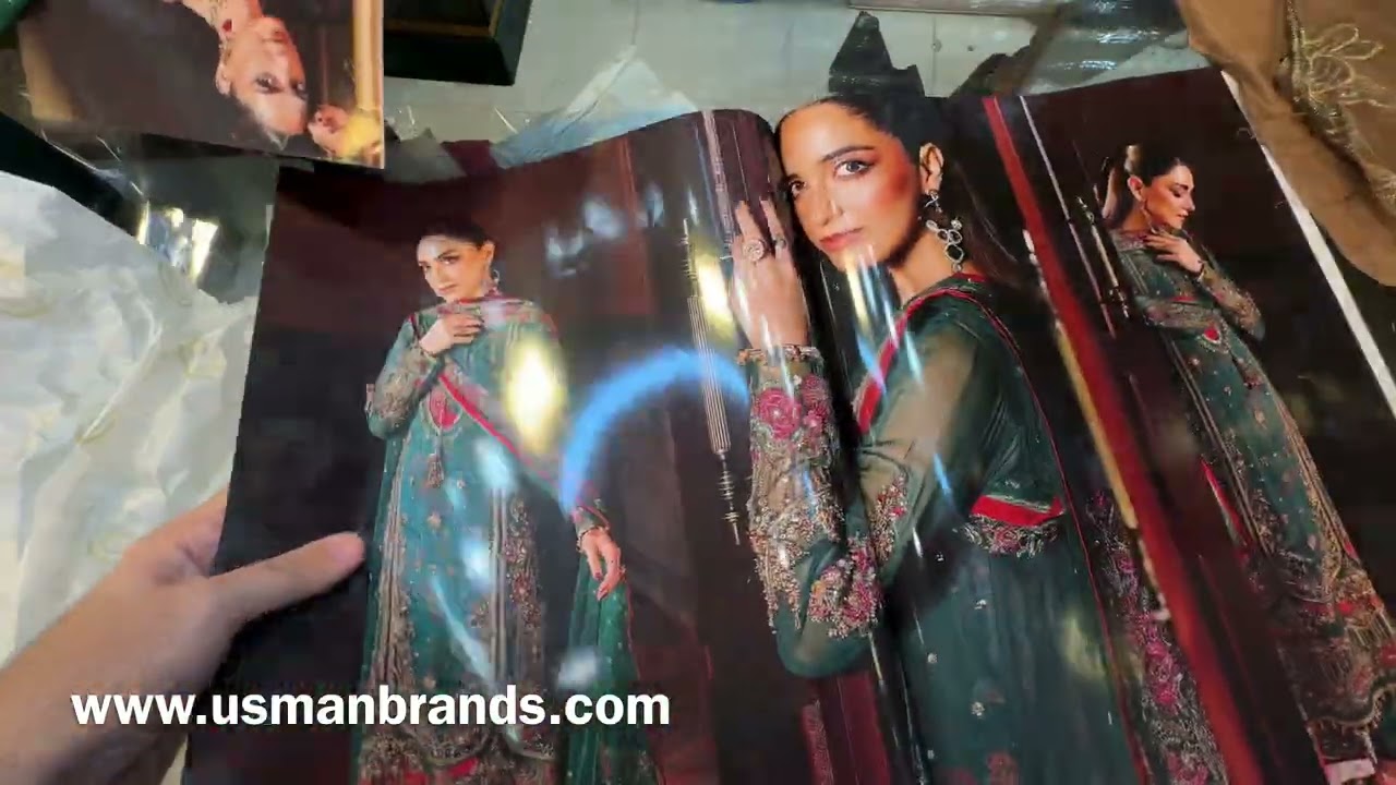 🔴 Dastan e Jashan | Maya Ali | Heavy Handwork  Chiffon | @usmanbrandspvtLtd | 