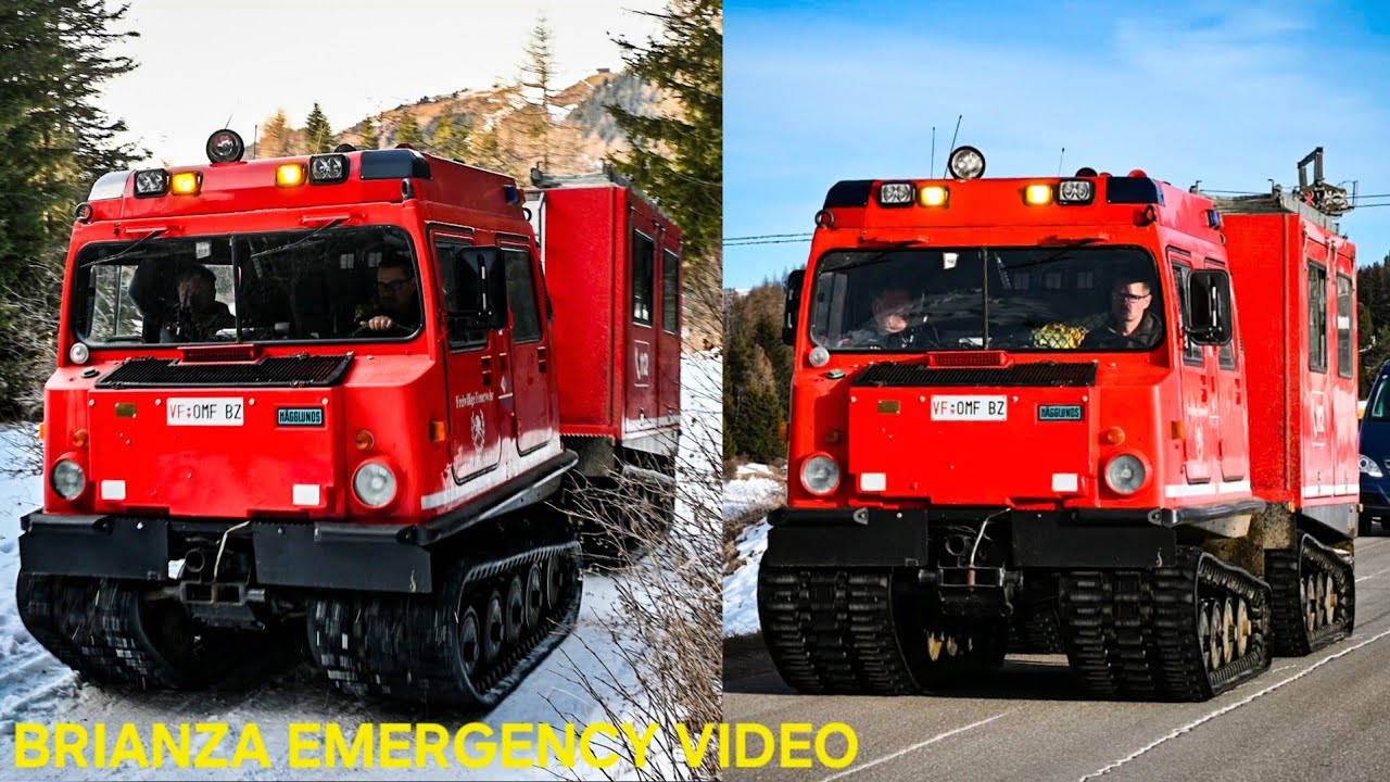 [VERY RARE!] Veicolo Cingolato VVF Alpe di Suisi - Raupenfahrzeug Freiwillige Feuerwehr Seiser Alm