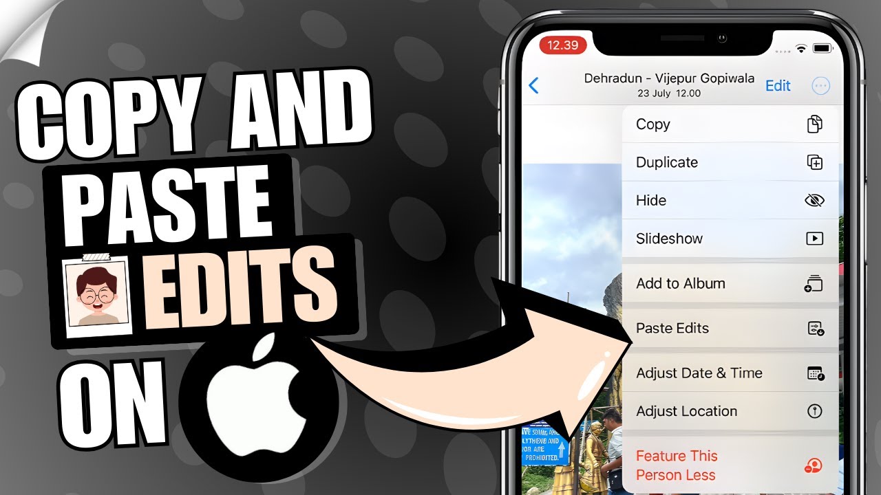 🎯 How to Copy and Paste Photo Edits on iPhone | 🖼️ iPhone Photo Editing Tips
