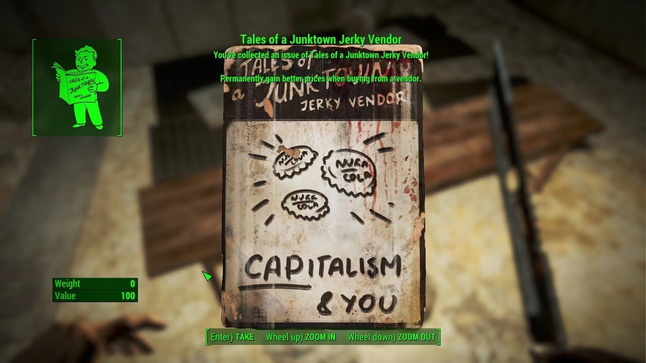 Fallout 4 Ep 264 Junktown Jerky Vendor Capitalism & You Four Leaf Fishpacking Plant