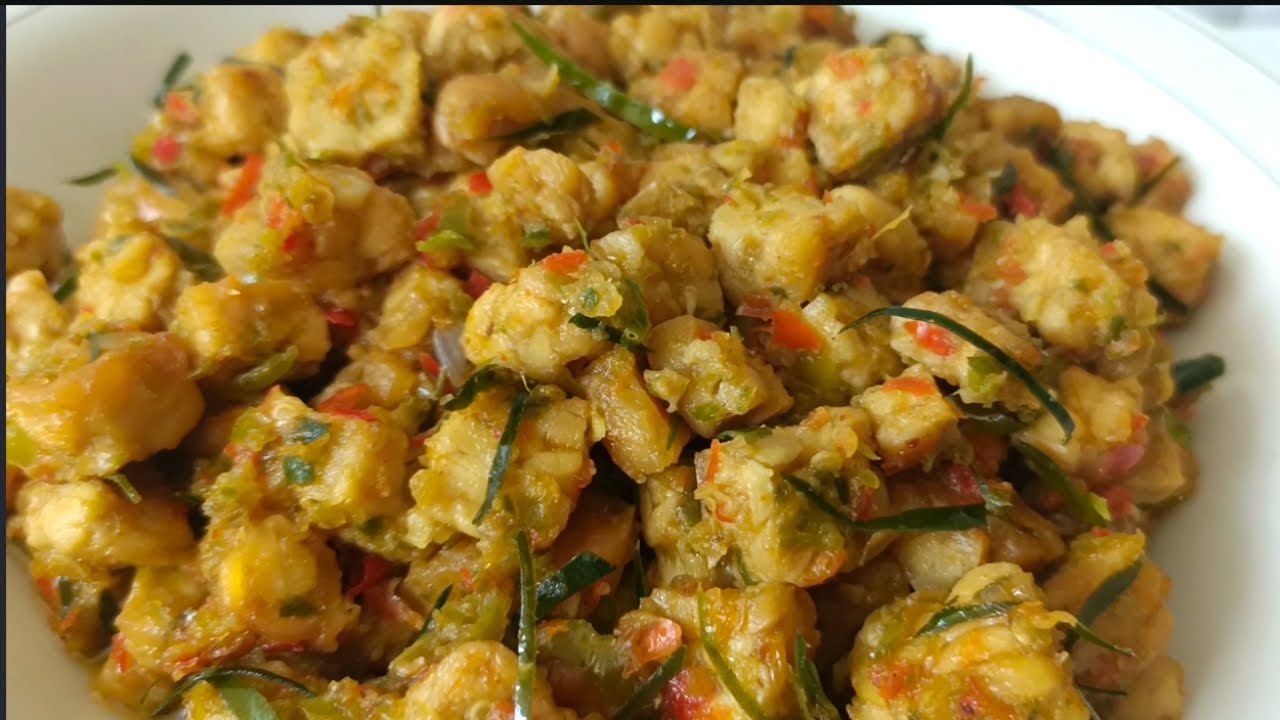 CARA MASAK TEMPE PEDAS DAUN JERUK
