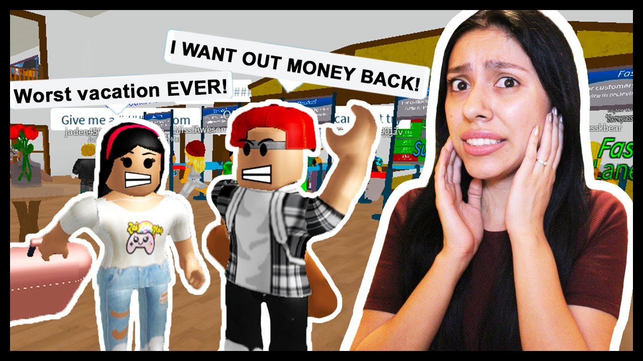 THE WORST HOTEL RUINED OUR VACATION! - ROBLOX HILTON HOTEL v4