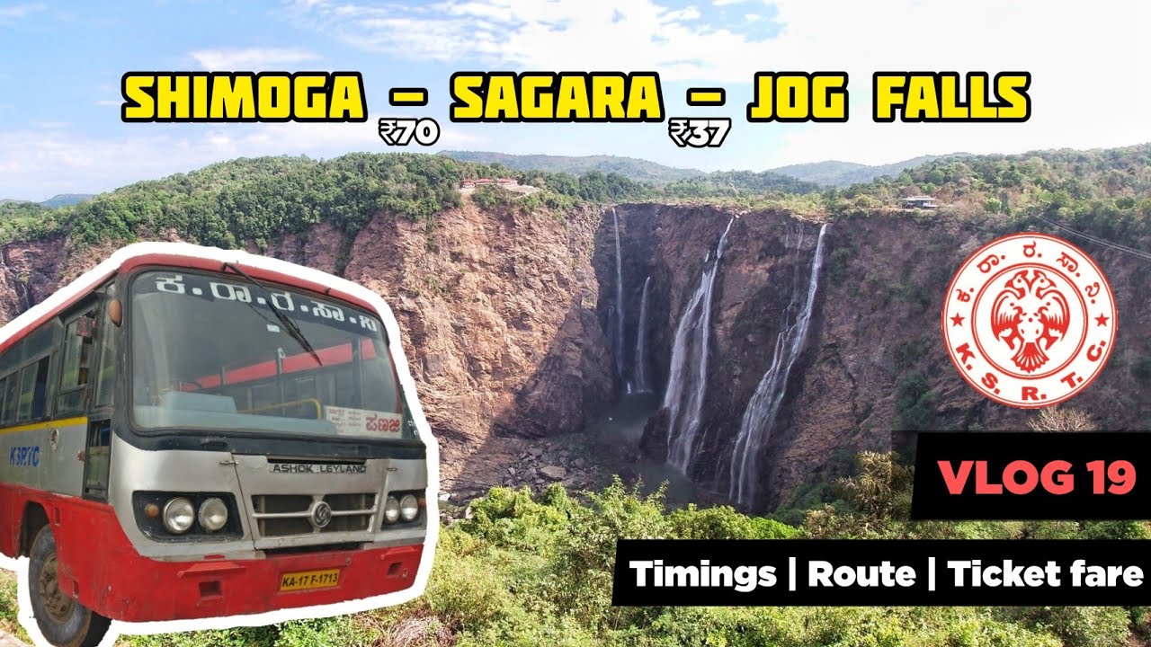 Vlog 19 | SHIMOGA to JOG FALLS in KSRTC